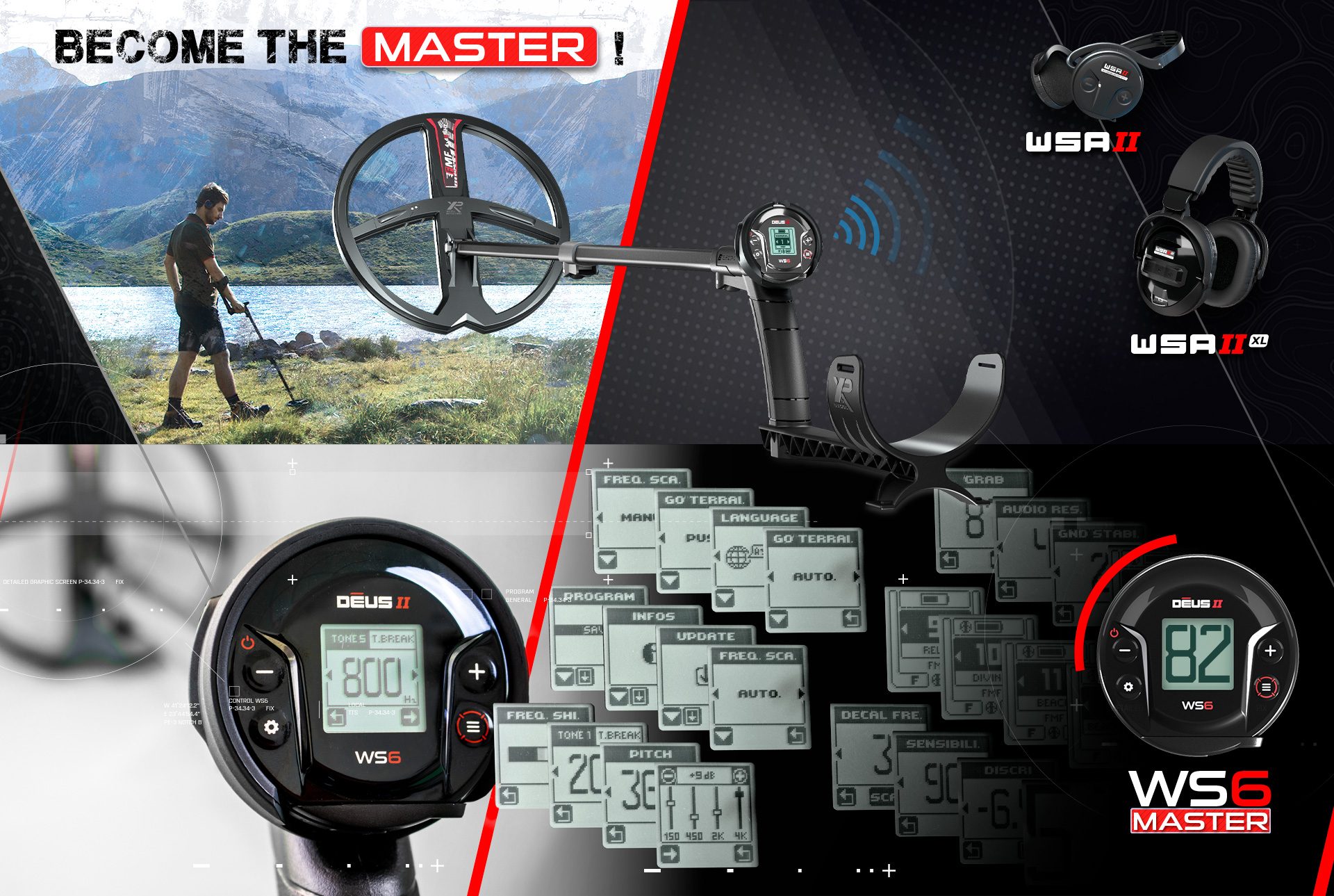 Denizli XP Deus II WS6 MASTER - XP WS6 MASTER Deus 2 saha ve su kullanımı